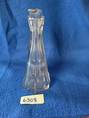 Cruet with etched olive twig