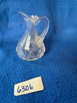Small glass pitcher