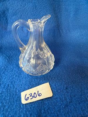 Small glass pitcher