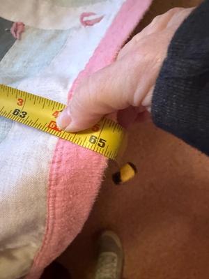 Hand tied heavier quilt
