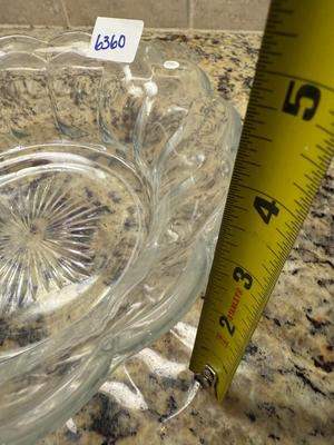 Set of 7-Indiana Tiara clear glass tray
