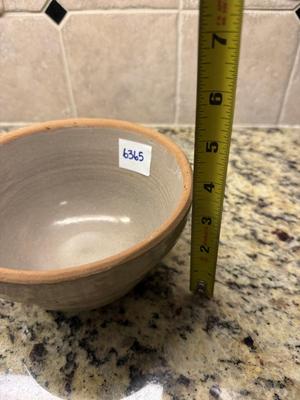 Almost 7” stoneware bowl