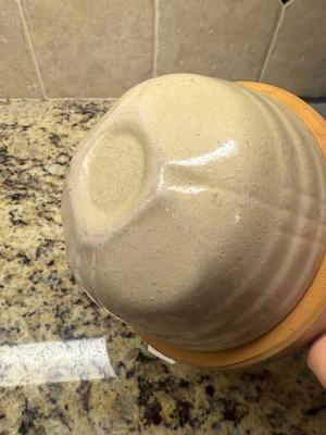 Almost 7” stoneware bowl