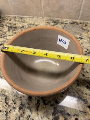 Almost 7” stoneware bowl