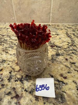 Sunburst toothpick holder