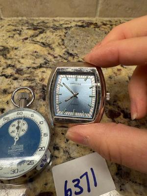 Stop watch & watch face