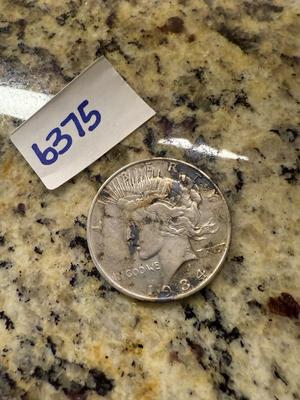 1934 peace dollar-silver