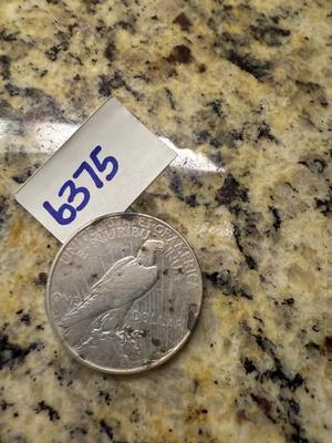 1934 peace dollar-silver