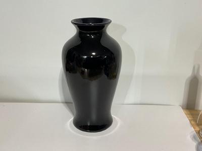 Large Navy Blue Ceramic Vase