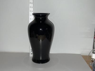 Large Navy Blue Ceramic Vase