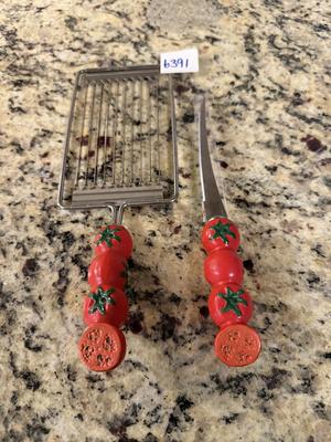 Tomato slicer and knife