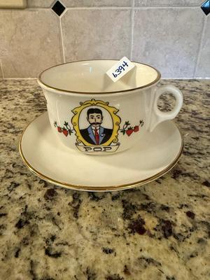 Pop big mug and saucer