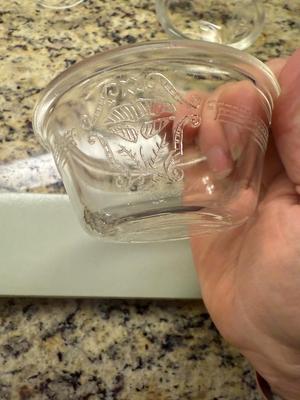 6 McKee glasbake ovenware bowls