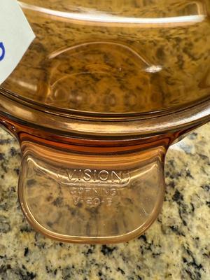 Vision casserole and sauce pan-one lid