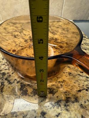 Vision casserole and sauce pan-one lid