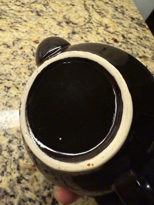 Black teapot