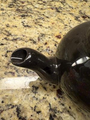 Black teapot