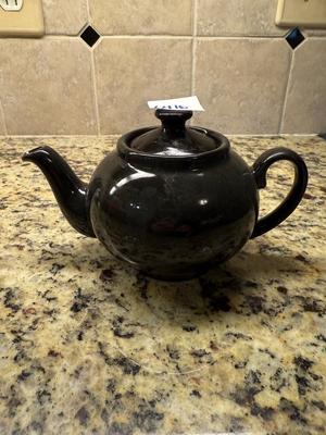 Black teapot