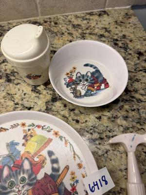 Kids plate,bowl,rattle, spoons