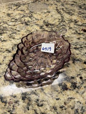 Purple grapes trinket dish