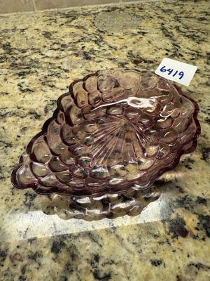 Purple grapes trinket dish