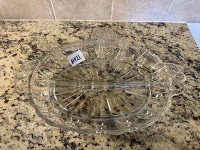 3 section serving dish