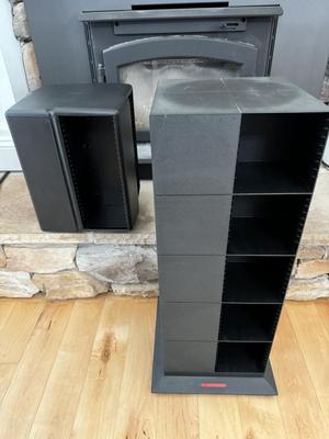 Laserline Rotating 4-Sided CD Towers / Holder