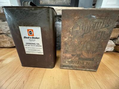 Vintage Baltimore Md. Spice Can and Black & Decker Oil Can