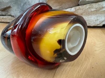 Hand Blown Glass - Cat Figurine - Unmarked