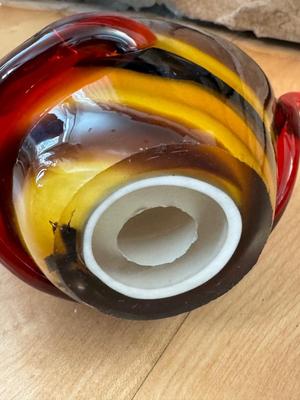 Hand Blown Glass - Cat Figurine - Unmarked