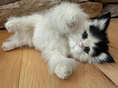 Furry Life-Like Kitty Cats / Figurines