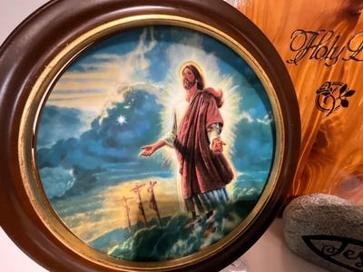 Jesus Plate, BIBLE/and box, Jesus Rock