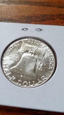 LOT 39 1958 PROOF HALF DOLLAR