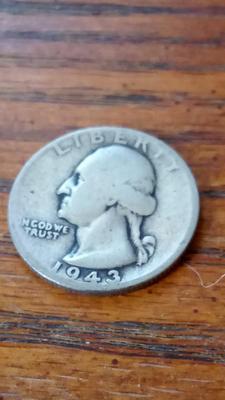 LOT 43 1943 WASHINGTON QUARTER