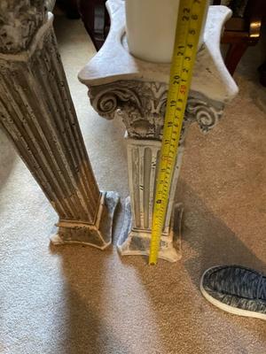 TWO PILLARS & TWO FLOWER POTS
