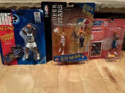 NBA Action Figures SHAQ ‘Magic’ plus others (Sealed)