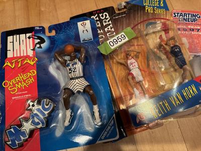 NBA Action Figures SHAQ ‘Magic’ plus others (Sealed)