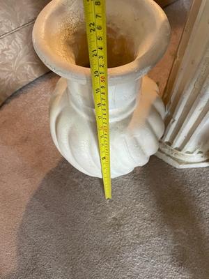 ONE PILLAR & TWO FLOOR VASES