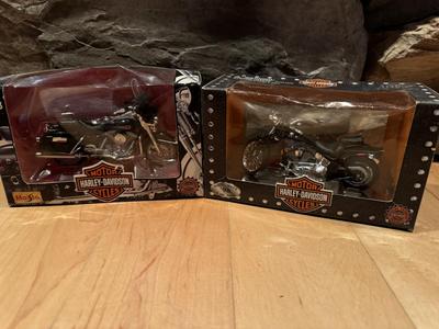 1997 Maisto Harley-Davidson Motorcycles 1:18 Mini Models