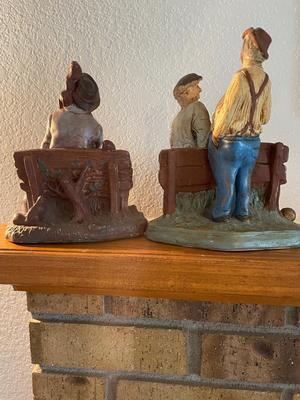 TWO VINTAGE PORCELAIN FIGURINES