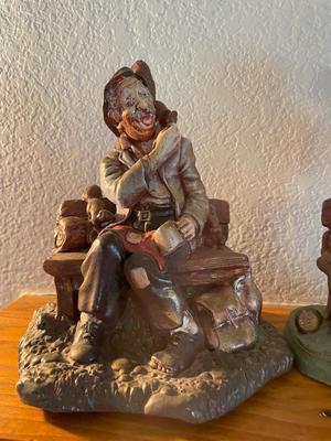 TWO VINTAGE PORCELAIN FIGURINES