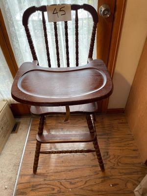VINTAGE JENNY LIND HIGH CHAIR
