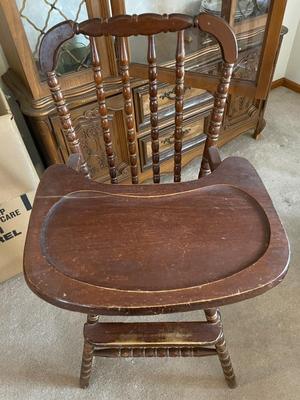 VINTAGE JENNY LIND HIGH CHAIR