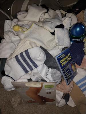 Gigantic Ladies Sock Pile and new Nylons