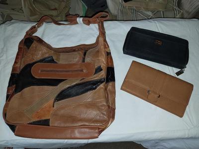 New Leather Purse and Two Wallets