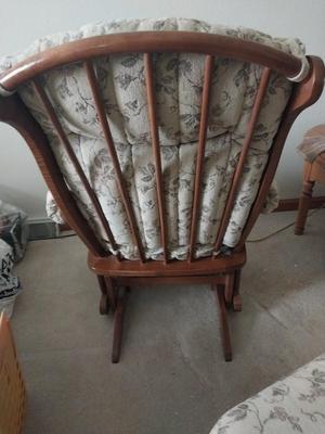 Glider & Ottoman with extra set cushions