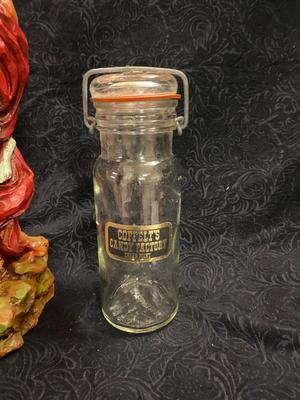 VINTAGE JAR AND NATIVE AMERICAN STATUE