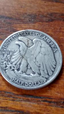 LOT 55 1943 SILVER HALF DOLLAR