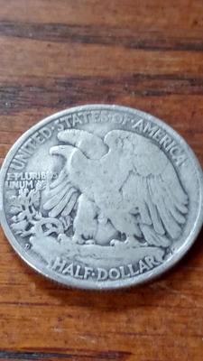LOT 60 1918-D SILVER HALF DOLLAR