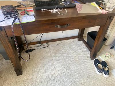 Solid Wood Office Desk